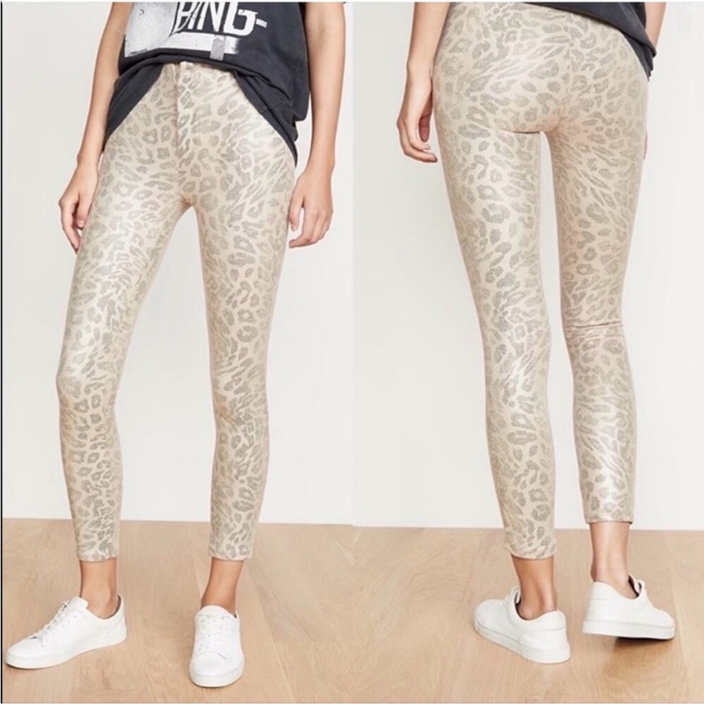 MOTHER 29 High Waisted Seamless Looker Ankle Pant Running With A Sweet Talker